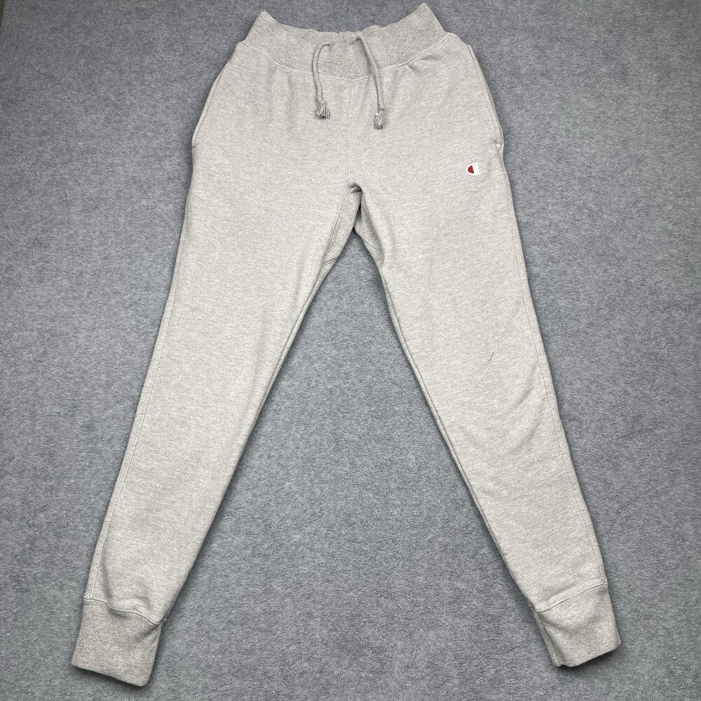 Champion reverse weave sweatpants joggers gray size small